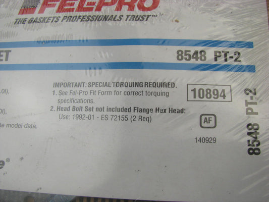 Fel-pro 8548PT-2 Engine Cylinder Head Gasket - Ford 260 289 302 351W V8