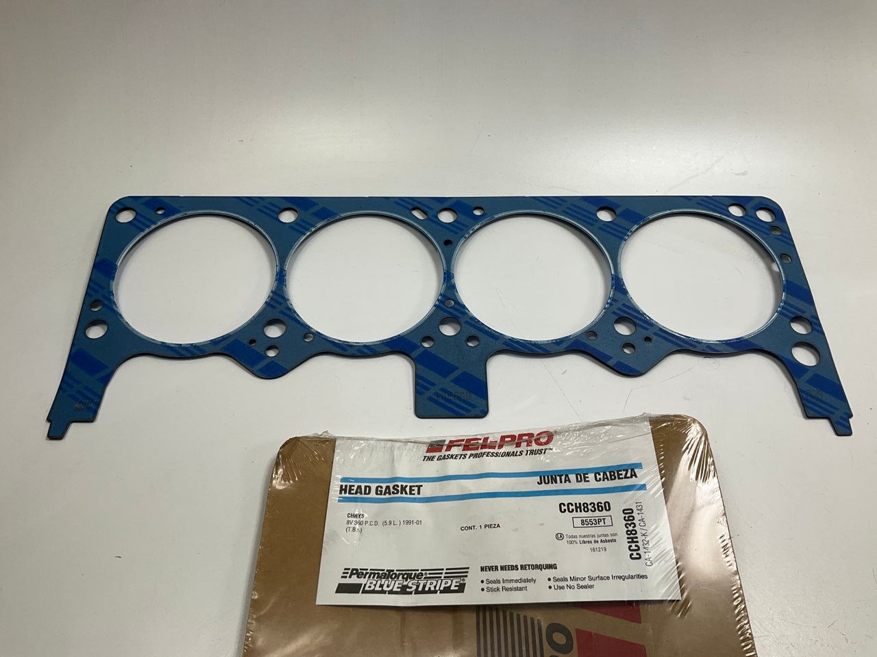 Fel-Pro 8553PT Cylinder Head Gasket For 1965-1992 Chrysler 273 318 340 360 V8