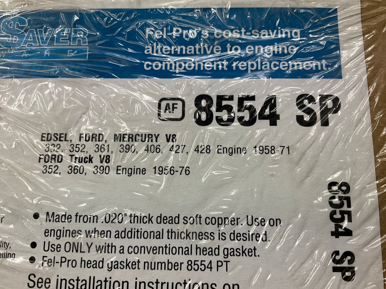 Fel-pro 8554SP Engine Cylinder Head Copper Spacer Shim