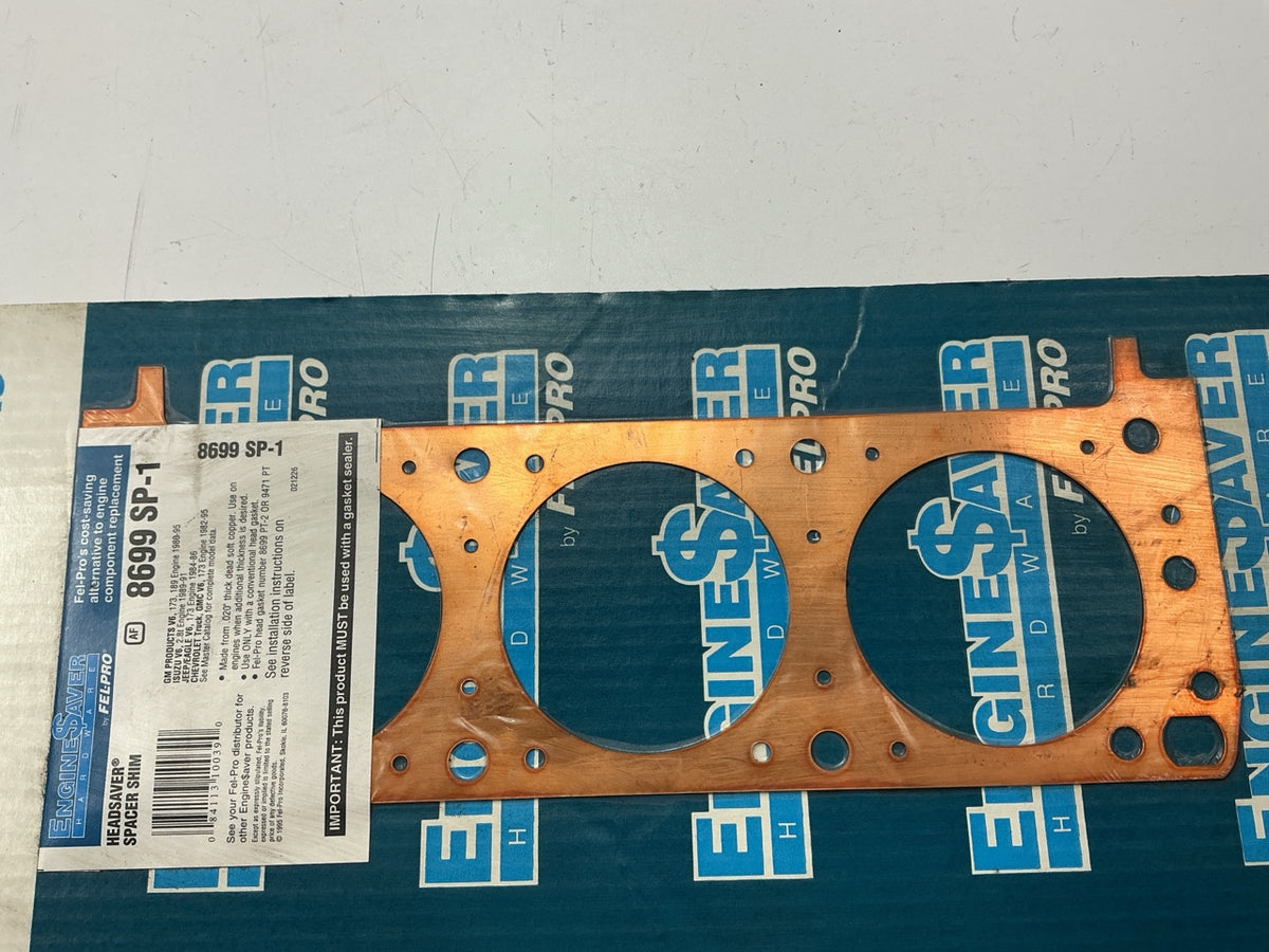 (2)Fel-Pro 8699SP1 Cylinder Head Gasket Spacer Shims 1982-1989 Chevrolet 2.8L V6