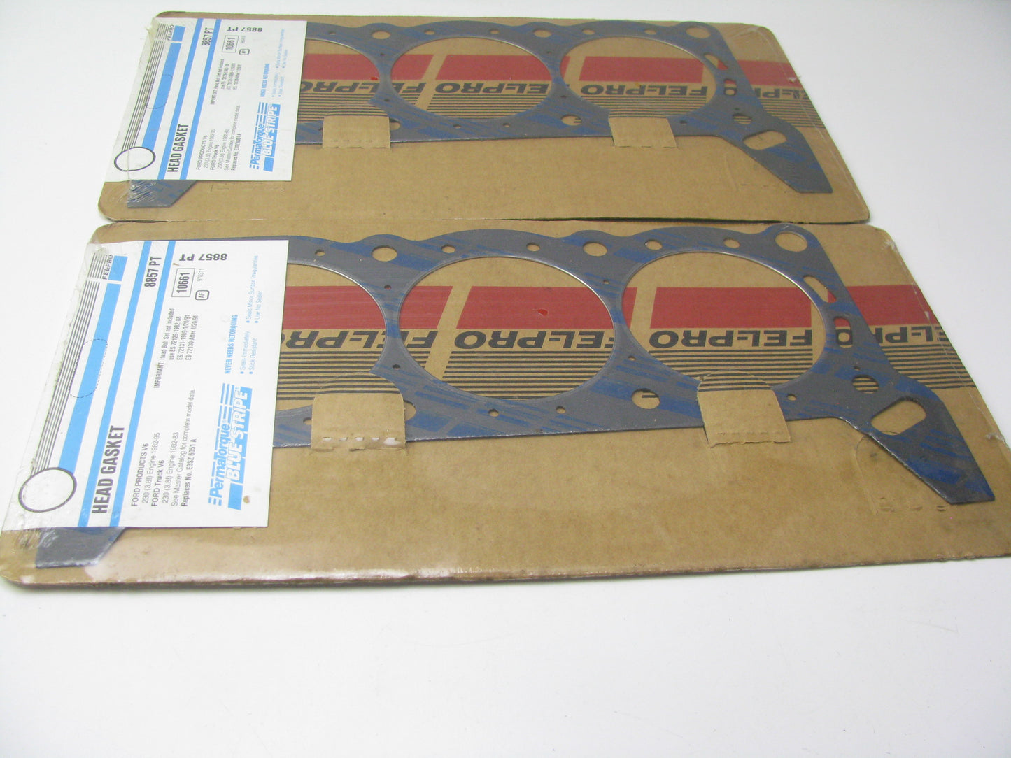 (2) Fel-pro 8857PT Engine Cylinder Head Gasket 1982-1995 Ford Mercury 3.8L-V6