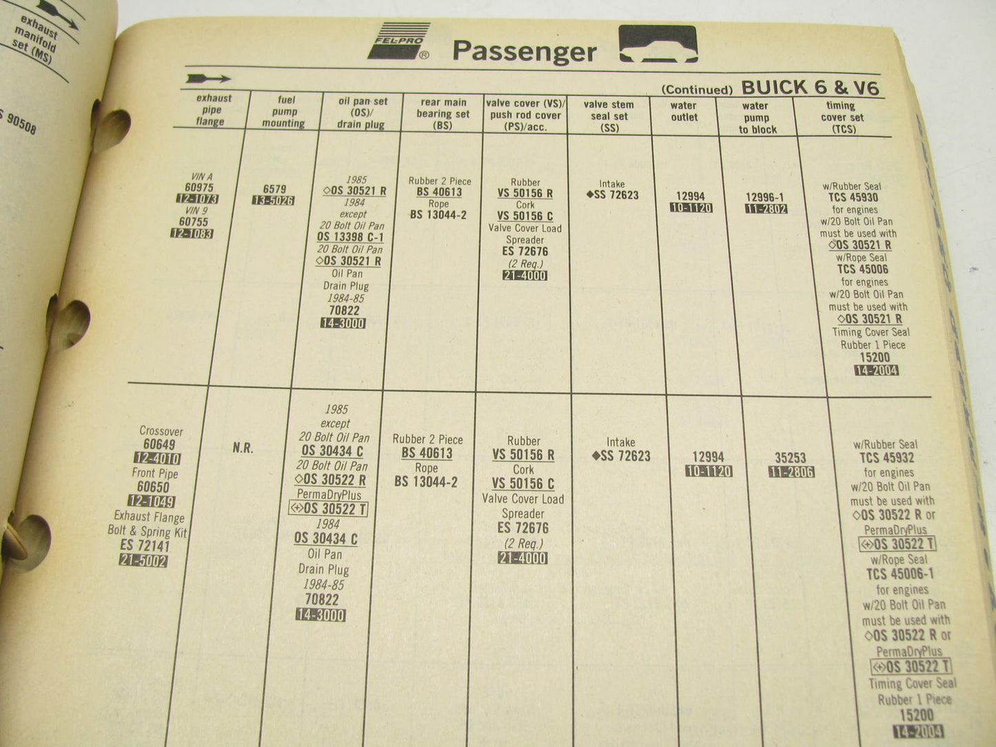 Fel-pro 900-97 Master Gasket Catalog - Passenger & Light Truck - 1997, 767 Pages