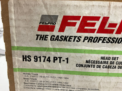 (2) Fel-Pro 9174PT Cylinder Head Gasket For 1992-1997 Honda Isuzu 3.5L