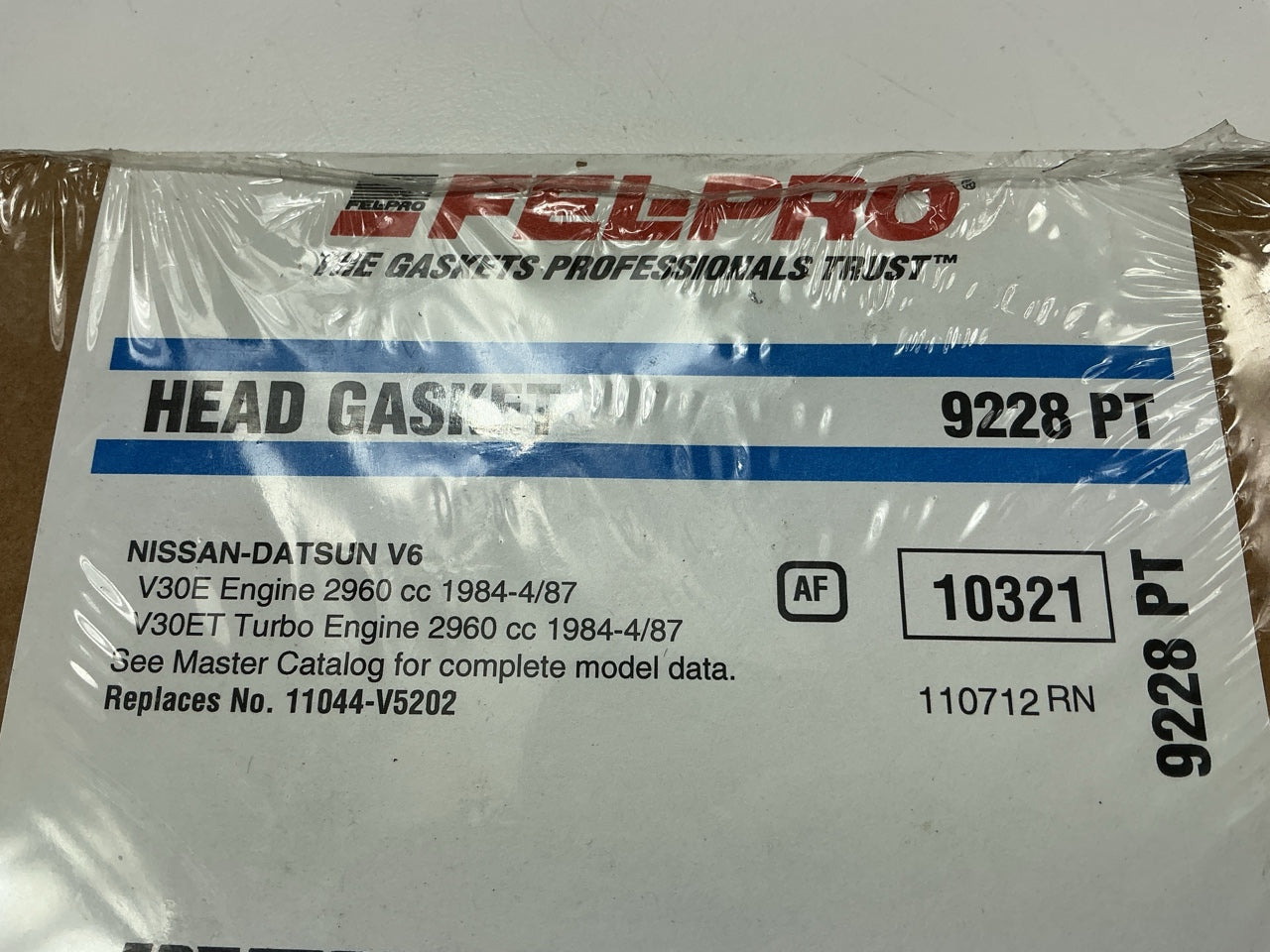 FEL-PRO 9228PT Engine Cylinder Head Gasket For 1984-1987 Nissan 3.0L VG30 V6