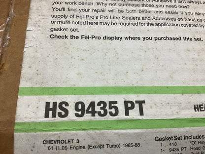 Fel-pro 9435PT Engine Cylinder Head Gasket For 1985-88 Chevrolet Suzuki 1.0L-L3