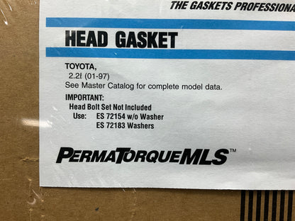 Fel-pro 9468PT Perma-Torque-MLS Cylinder Head Gasket 1997-2001 Toyota 2.2L 5SFE
