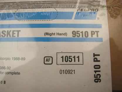 Fel-pro 9510PT RIGHT Cylinder Head Gasket - 1986-90 Bronco II 86-92 Ranger 2.9L