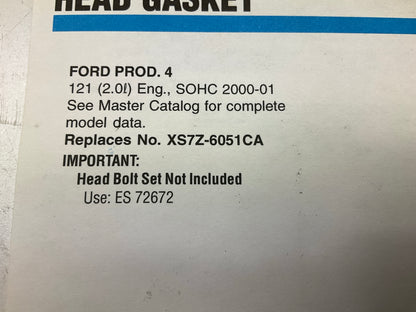 Fel-pro 9539PT Cylinder Head Gasket - 2000-2002 Ford Escort, 2000-04 Focus 2.0L