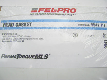 Fel-Pro 9541PT RIGHT Cylinder Head Gasket - 1999-01 Ford 183 - 3.0L V6 DOHC