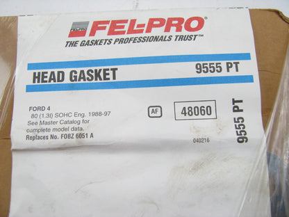 Fel-pro 9555PT Engine Cylinder Head Gasket for 1988-1997 Ford 1.3L-L4