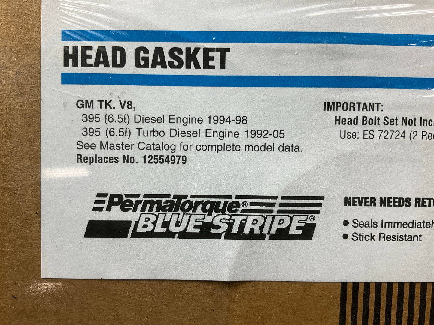 Fel-pro 9701PT Engine Cylinder Head Gasket 1992-2002 GM Truck V8 6.5L DIESEL