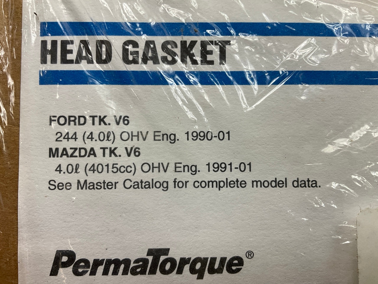 Fel-Pro 9725PT-2 RIGHT Cylinder Head Gasket - 1990-01 Ford 244  - 4.0L V6