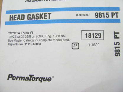 Fel-Pro 9815PT Left Side Engine Cylinder Head Gasket - 1988-1995 Toyota 3.0L V6