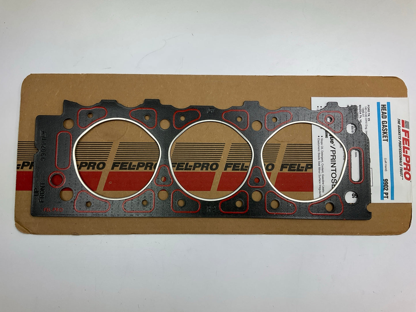 Fel-Pro 9902PT LEFT Cylinder Head Gasket - 1986-2001 Ford 3.0L VULCAN OHV
