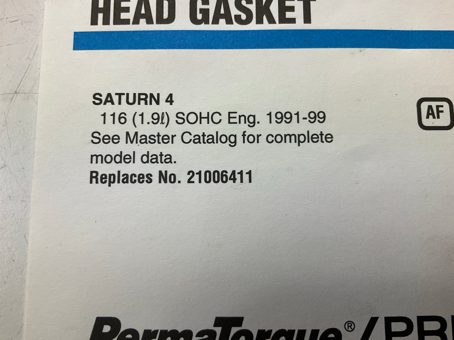 Fel-Pro 9971PT Engine Cylinder Head Gasket - 91-99 SATURN SL1 SC1 SW1  1.9L SOHC