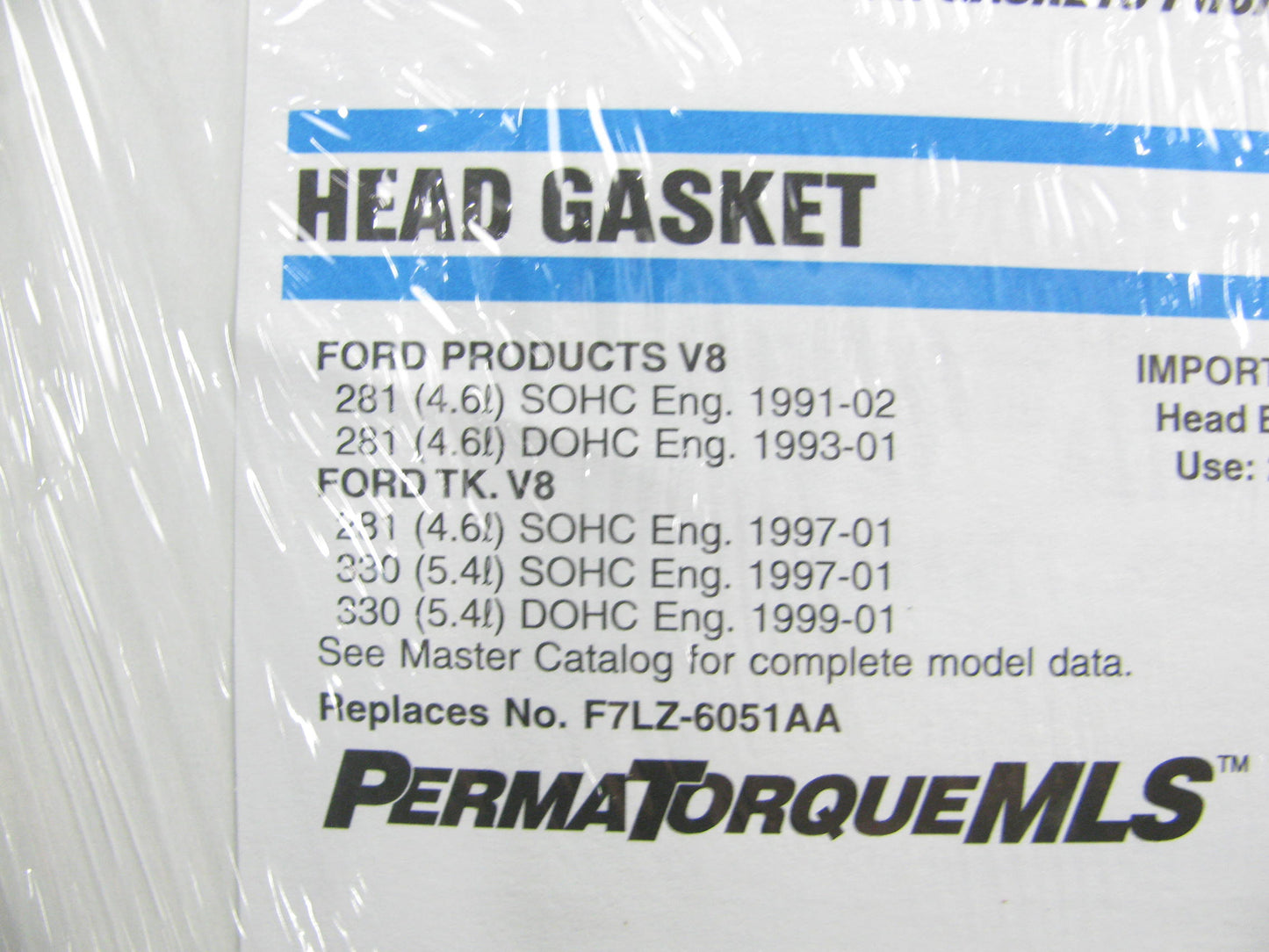 Fel-pro AER3720PT Head, Intake, Oil Pan & Timing Gaskets 1991-02 Ford 4.6L SOHC