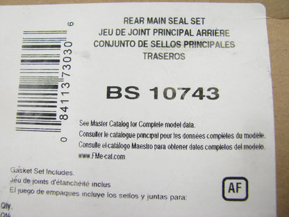Fel-Pro BS10743 Rear Main Seal Kit 54-65 Ford Edsel 239 256 272 292 312 Y-block