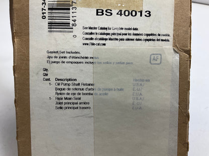 Fel-Pro BS40013 REAR Main Bearing Seal 1965-88 Chevrolet GMC 250 262 292 305 350