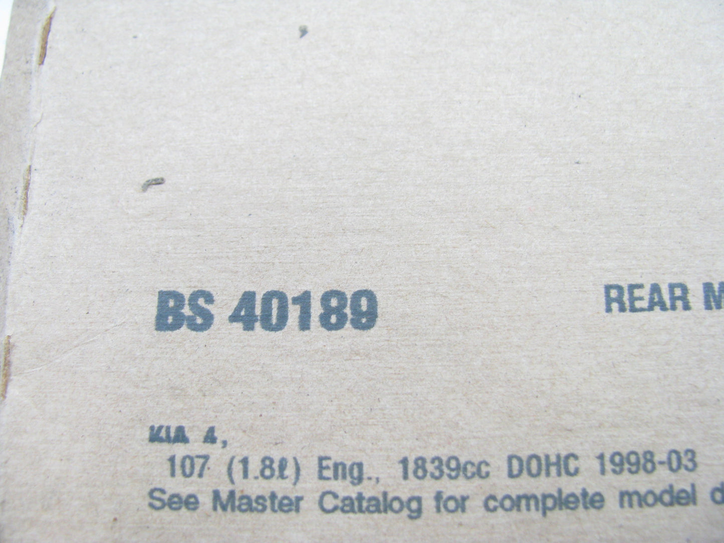 Fel-pro BS40189 Engine Crankshaft Rear Main Seal Set For 1998-2004 Kia 1.8L I4