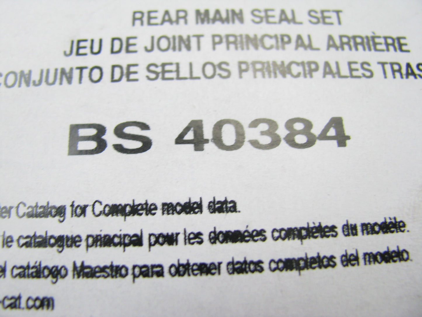 Fel-pro BS40384 Rear Main Seal (Engine Crankshaft Seal, Rear)