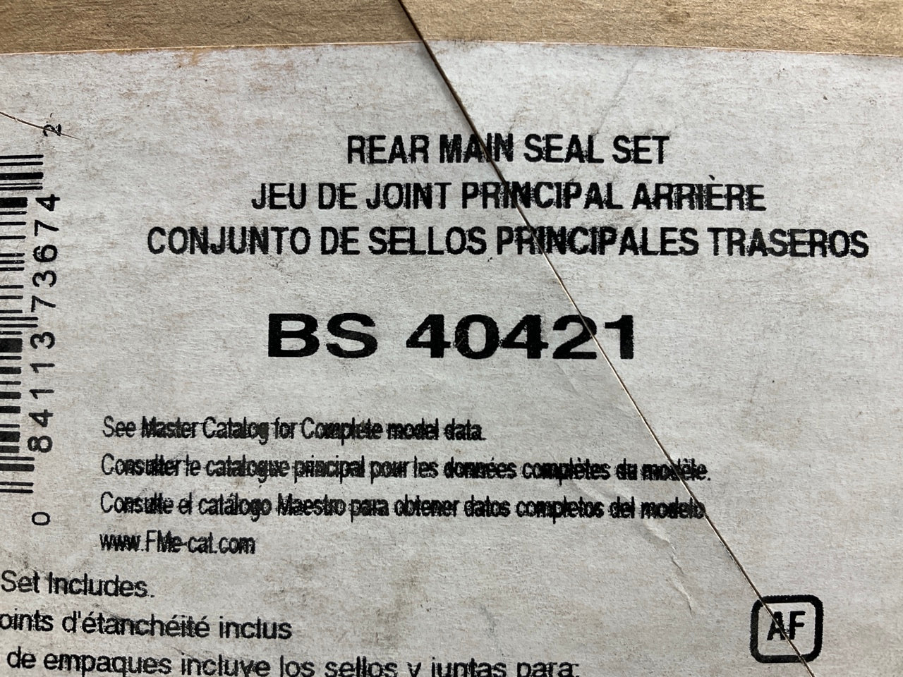Fel-Pro BS40421 REAR Main Crankshaft Bearing Seal