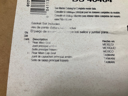 Fel-Pro BS40464 REAR Engine Crankshaft Main Seal