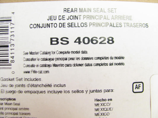 Fel-pro BS40628 Engine Crankshaft Rear Main Gasket Seal Kit