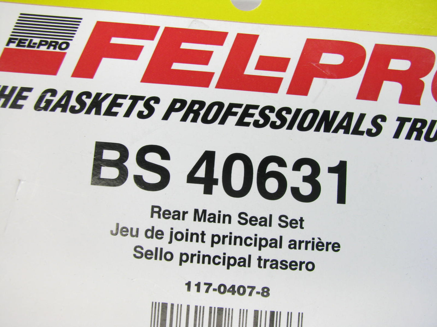 Fel-pro BS40631 Engine Rear Main Bearing Seal Set