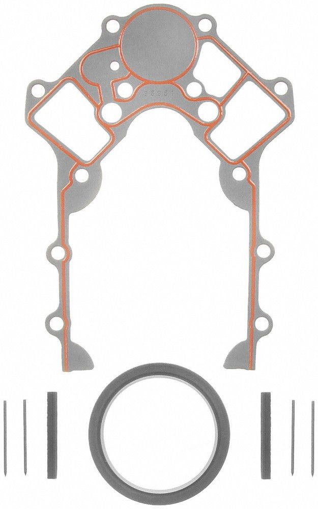 Fel-pro BS40649 Rear Main Seal Set 90-03 Chevy Pontiac Buick 3.3L 3.8L V6