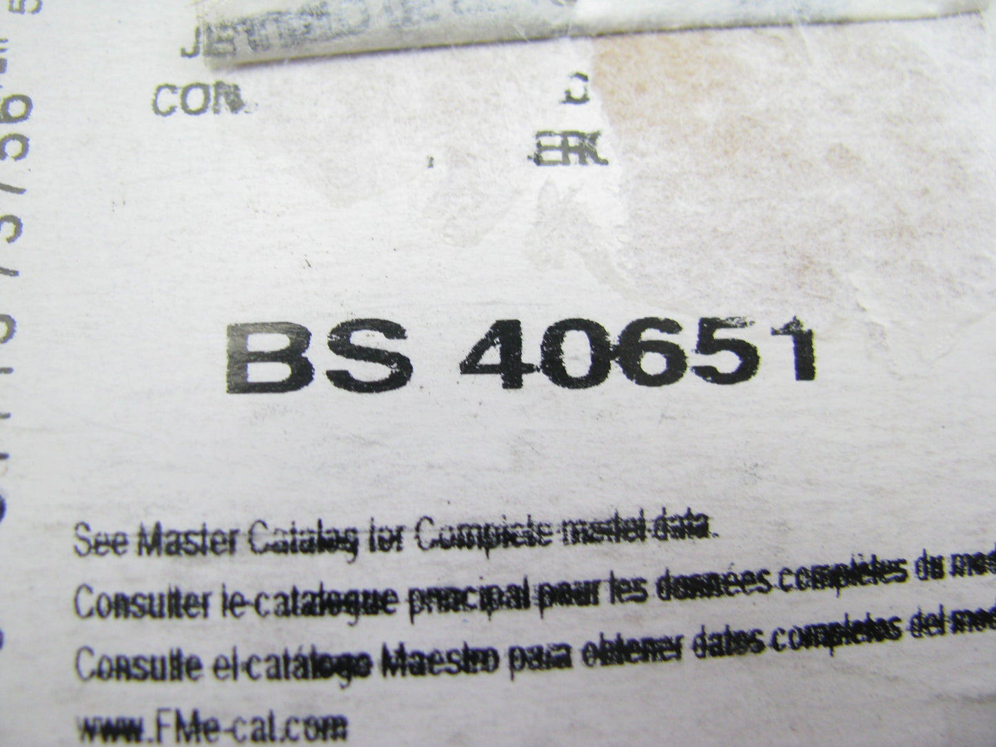 Fel-pro BS40651 Engine Crankshaft Seal Rear Main Seal