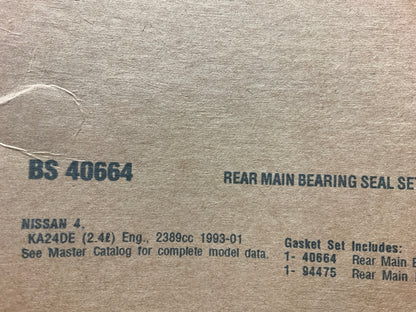 Fel-pro BS40664 REAR Engine Main Seal Set For 1993-2004 Nissan 2.4L L4