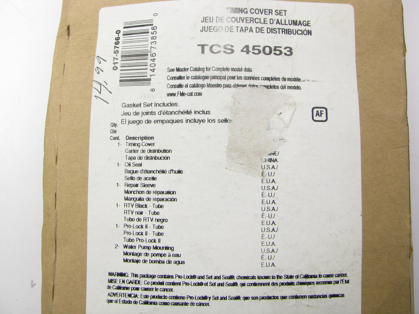 Fel-pro BS40673 Engine Main Bearing Gasket Set for 2001-2007 Chevrolet GMC 8.1L