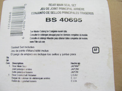 Fel-Pro BS40695 Rear Main Seal For 1992-2005 Lexus, 1993-1998 Toyota 3.0L