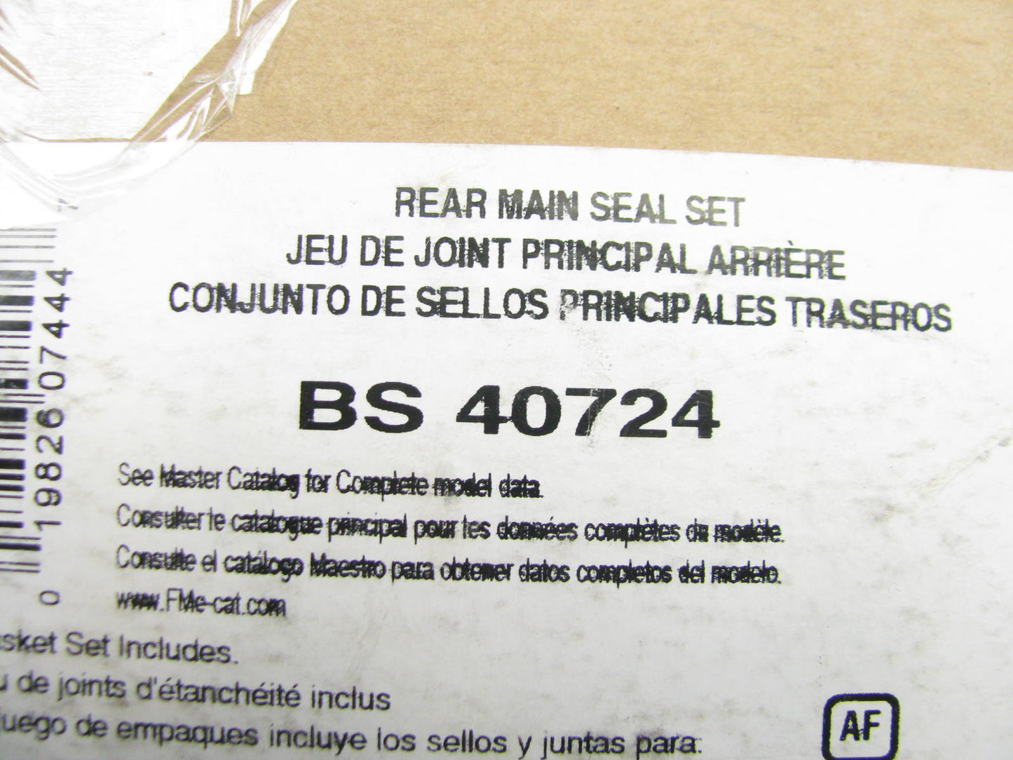 Fel-pro BS40724 Rear Main Seal For 1997-2007 Audi Volkswagen 1.8L Turbocharged