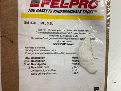 Fel-Pro BS5048 Rear Main Bearing Seal Set For 1940-54 Chevrolet 216, 235, 261-L6