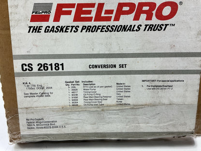 Fel-Pro CS26181 Conversion (Lower) Gasket Set For 2004 Kia Spectra 1.8L-L4