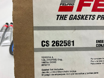 Fel-Pro CS262581 Conversion (Lower) Gasket Set For 2012-19 Toyota Prius C 1N2FXE