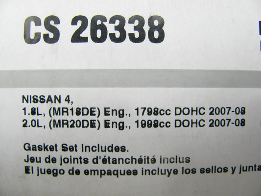 Fel-pro CS26338 Conversion Lower Gasket Set For 2007-2016 Nissan 1.8L 2.0L-L4