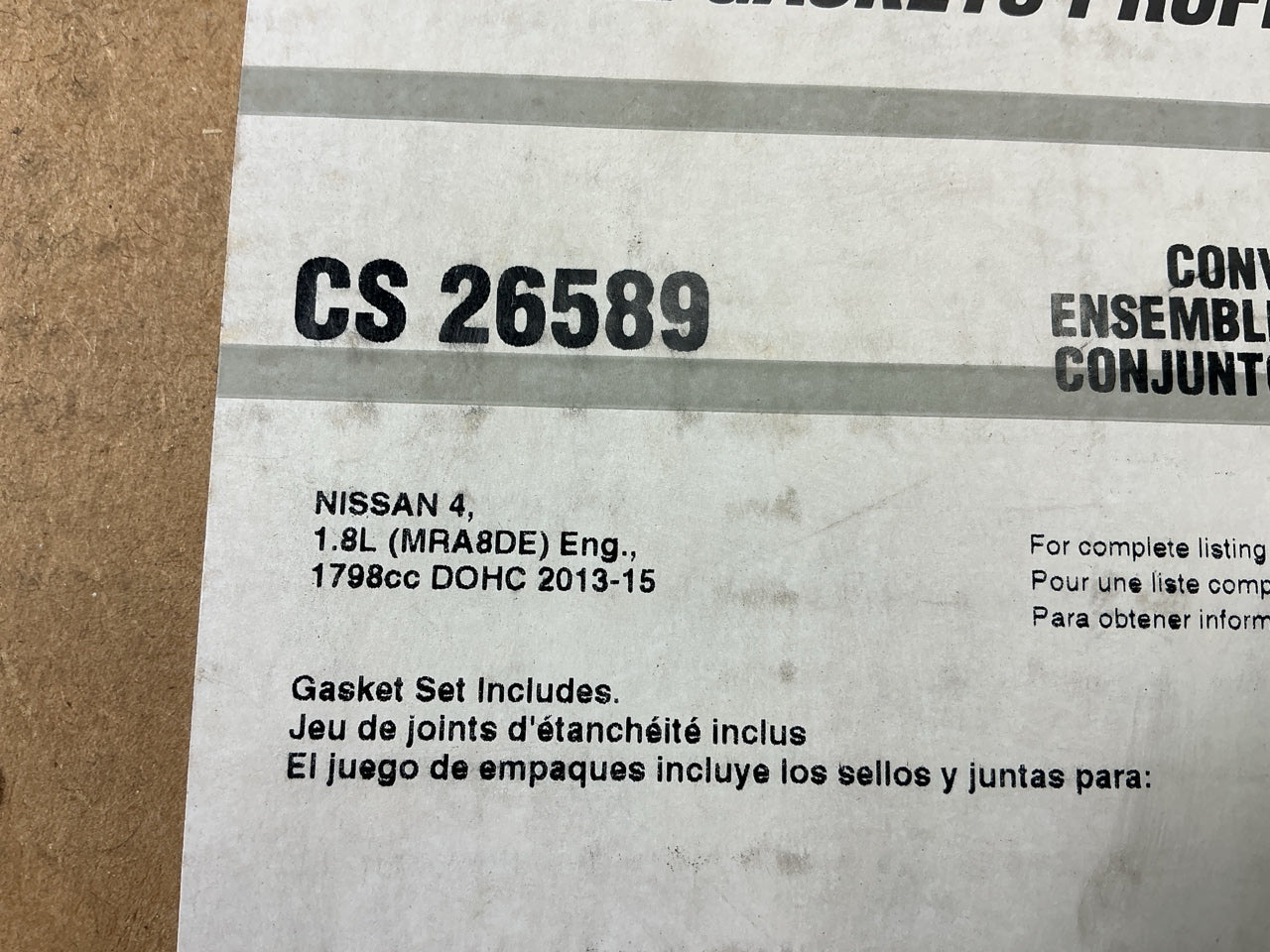 Fel-Pro CS26589 Conversion (Lower) Gasket Set For 2013-2015 Nissan 1.8L MRA8DE