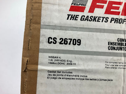 Fel-Pro CS26709 Conversion (Lower) Gasket Set For 2009-2011 Nissan Versa 1.6L-L4