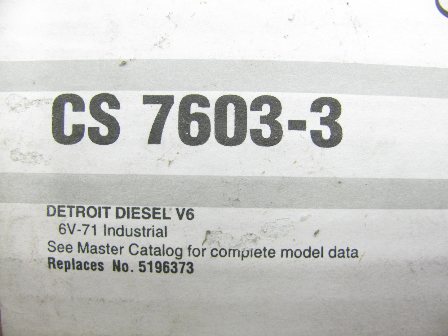 Fel-pro CS7603-3 Conversion Lower Gasket Set For Detroit Diesel 6V-71 Industrial