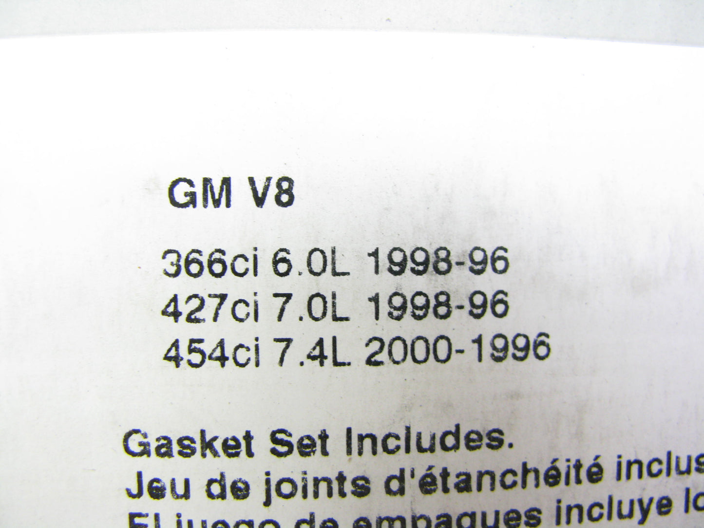 INCOMPLETE - Fel-pro CS8523 Conversion Lower Gasket Set - MISSING O-RING