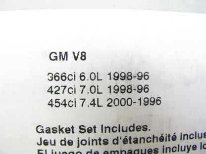 INCOMPLETE - Fel-pro CS8523 Conversion Lower Gasket Set - MISSING O-RING
