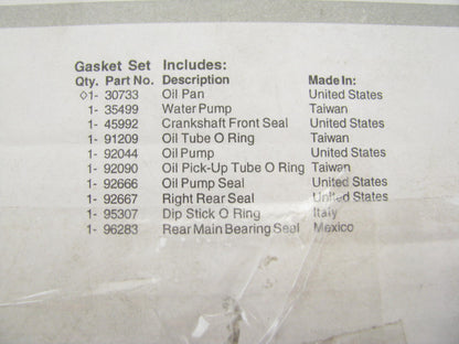 Fel-pro CS9505-1 Conversion Lower Oil Pan Gasket Set For 2004 Pacifica 3.5L-V6