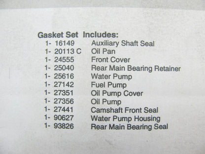 Fel-pro CS9527 Engine Conversion Lower Gasket  Set For 1986-1988 Yugo 1.1L