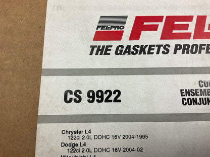 Fel-pro CS9922 Conversion (Lower) Gasket Set For 1995-2004 Chrysler 2.0L-L4 DOHC