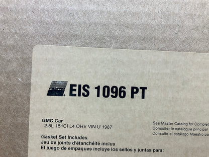Fel-pro EIS1096PT Engine Rebuilder Gasket Set - 1987 Pontiac 2.5L 151 Iron Duke