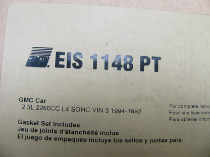 Fel-pro EIS1148PT PARTIAL Engine Rebuild Gasket Kit - 1992-1994 GM 2.3L QUAD-4