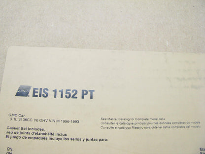 Fel-pro EIS1152PT Engine Rebuild Gasket Set For 1995-1998 GM 3.1L V6