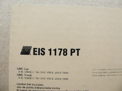 Fel-Pro EIS1178PT Full Engine Gasket Rebuild Set For 2000-2003 GM 3.4L-V6